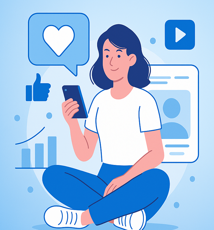 Иллюстрация SMM-курсов Protty